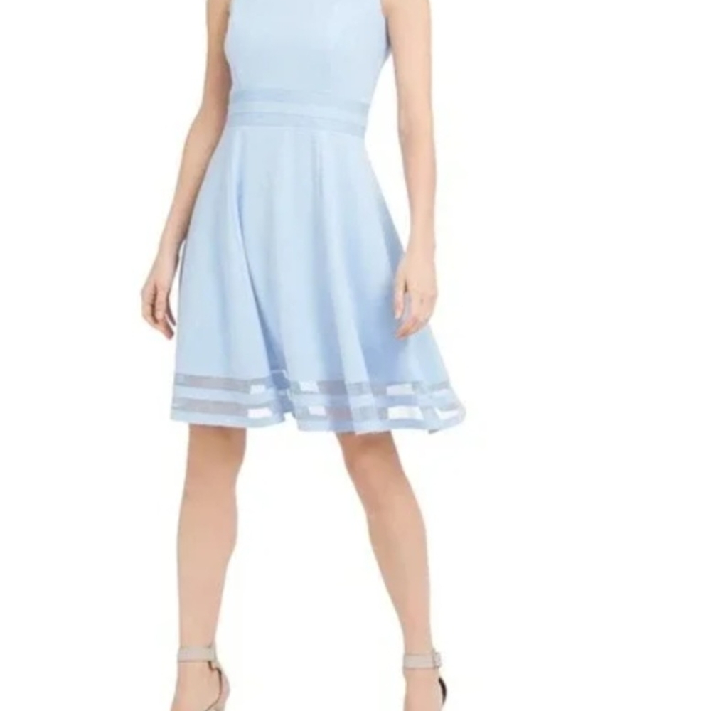 Calvin Klein Light Blue Mini Dress